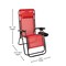 Flash Furniture Red Mesh Zero Gravity Lounge Chair, 2PK 2-GM-103122SS-RD-GG - alternate 13